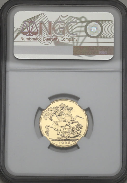 南アフリカ 1923年A ジョージ5世 ソブリン金貨(10枚セット) PF64:6381307-003